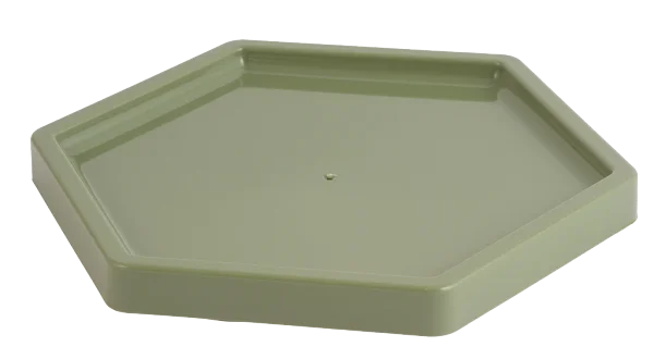 BANDEJA GEOMETRICA PLAST - VERDE